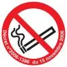 Panneau DEFENSE DE FUMER + DECRET NORM Taliaplast 622302
