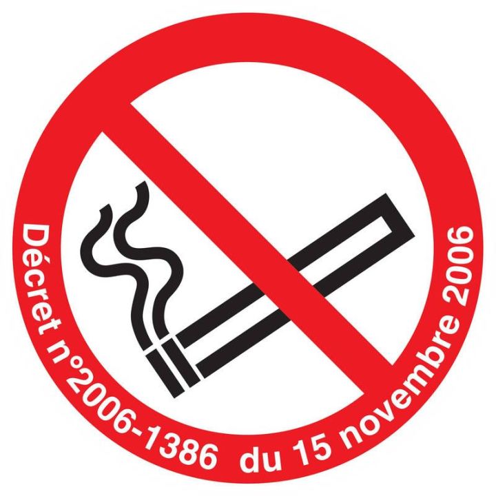 Panneau DEFENSE DE FUMER + DECRET NORM Taliaplast 623302