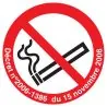 Panneau DEFENSE DE FUMER + DECRET NORM Taliaplast 623302