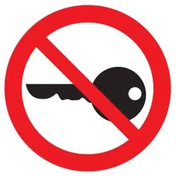 Panneau DEMARRAGE INTERDIT NORMASIGN D Taliaplast 624323