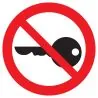 Panneau DEMARRAGE INTERDIT NORMASIGN D Taliaplast 622323
