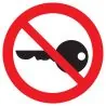 Panneau DEMARRAGE INTERDIT NORMASIGN D Taliaplast 623323