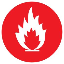 Panneau FLAMME INTERDITE NORMASIGN D.3 Taliaplast 622304