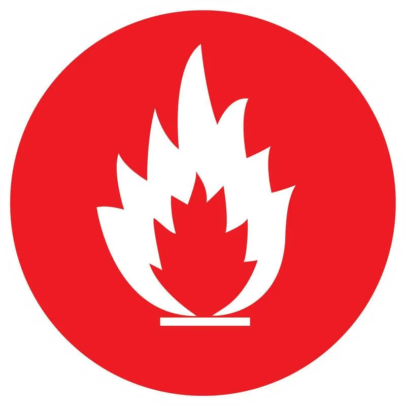 Panneau FLAMME INTERDITE NORMASIGN D.3 Taliaplast 622304
