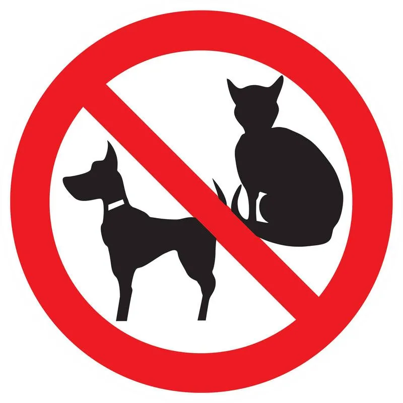 Panneau INTERDIT AUX ANIMAUX NORMASIGN Taliaplast 627299