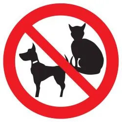Panneau INTERDIT AUX ANIMAUX NORMASIGN Taliaplast 622299