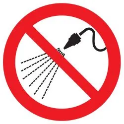 Panneau INTERDIT D'ARROSER NORMASIGN D Taliaplast 622305