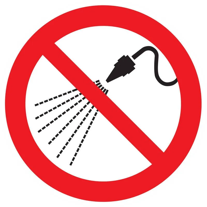 Panneau INTERDIT D'ARROSER NORMASIGN D Taliaplast 623305