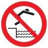 Panneau INTERDIT DE PLONGER NORMASIGN Taliaplast 622339