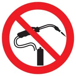 Panneau INTERDIT DE SOUDER NORMASIGN D Taliaplast 627203
