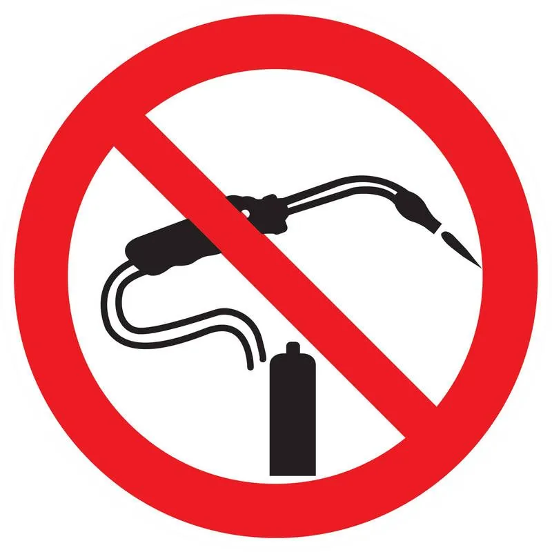 Panneau INTERDIT DE SOUDER NORMASIGN D Taliaplast 627203