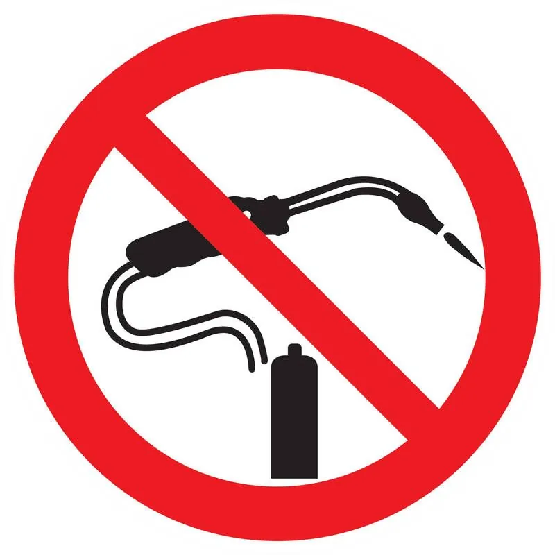 Panneau INTERDIT DE SOUDER NORMASIGN D Taliaplast 622250
