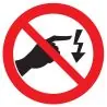 Panneau INTERDIT DE TOUCHER, RISQUE D' Taliaplast 624325