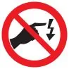 Panneau INTERDIT DE TOUCHER, RISQUE D' Taliaplast 627325