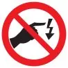 Panneau INTERDIT DE TOUCHER, RISQUE D' Taliaplast 622325
