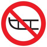 Panneau LUGE INTERDITE NORMASIGN D.180 Taliaplast 627342