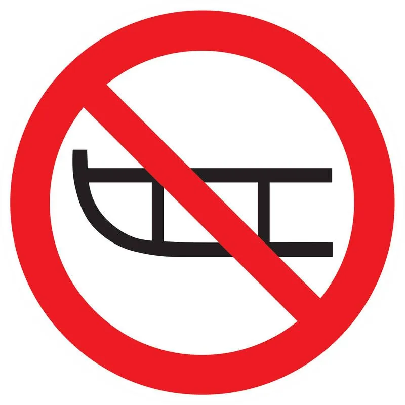 Panneau LUGE INTERDITE NORMASIGN D.180 Taliaplast 627342