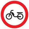 Panneau INTERDIT AUX CYCLOMOTEURS NORM Taliaplast 624292