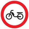 Panneau INTERDIT AUX CYCLOMOTEURS NORM Taliaplast 623292