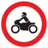 Panneau INTERDIT AUX MOTOS NORMASIGN D Taliaplast 624293