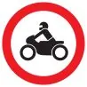 Panneau INTERDIT AUX MOTOS NORMASIGN D Taliaplast 627293