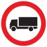 Panneau INTERDIT AUX POIDS LOURDS NORM Taliaplast 627284