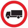 Panneau INTERDIT AUX POIDS LOURDS NORM Taliaplast 622284