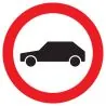 Panneau INTERDIT AUX VEHICULES NORMASI Taliaplast 623297