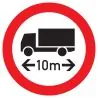 Panneau INTERD.VEHICULE +10M DE LONG N Taliaplast 627289