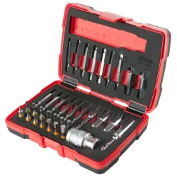 Coffret d'embouts d'extraction pour vis TORX® et 6 pans . 34 pcs KSTOOLS 150.7060 | 150.7060