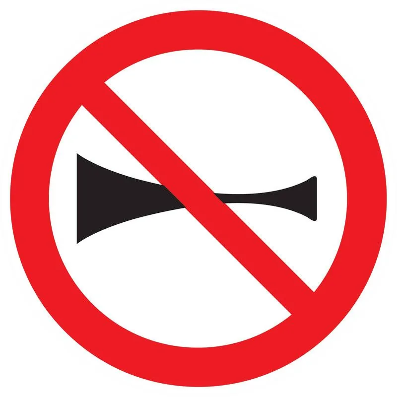 Panneau KLAXON INTERDIT NORMASIGN D.18 Taliaplast 627267