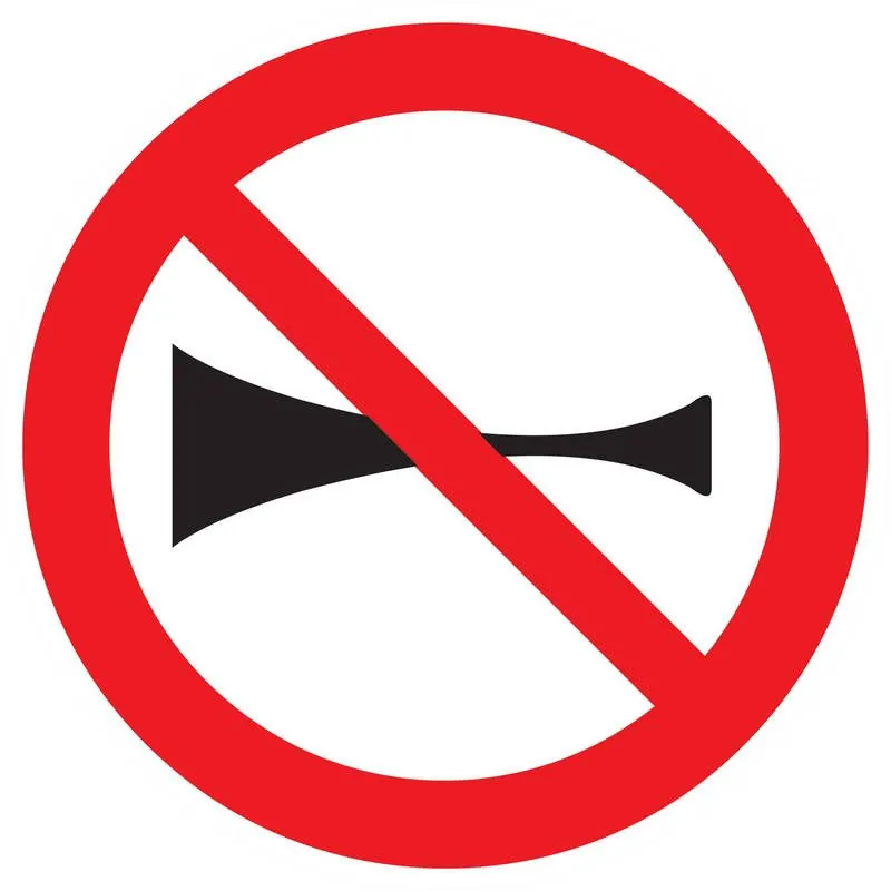 Panneau KLAXON INTERDIT NORMASIGN D.30 Taliaplast 622267