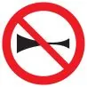 Panneau KLAXON INTERDIT NORMASIGN D.42 Taliaplast 623267
