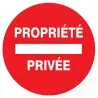 Panneau PROPRIETE PRIVEE NORMASIGN D.8 Taliaplast 624224