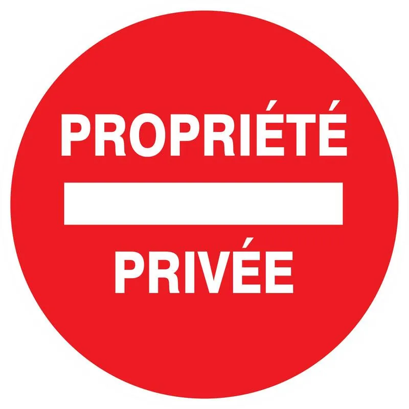 Panneau PROPRIETE PRIVEE NORMASIGN D.1 Taliaplast 627225