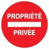 Panneau PROPRIETE PRIVEE NORMASIGN D.1 Taliaplast 627225