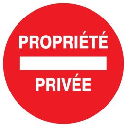 Panneau PROPRIETE PRIVEE NORMASIGN D.3 Taliaplast 622220