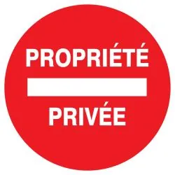 Panneau PROPRIETE PRIVEE NORMASIGN D.3 Taliaplast 622220