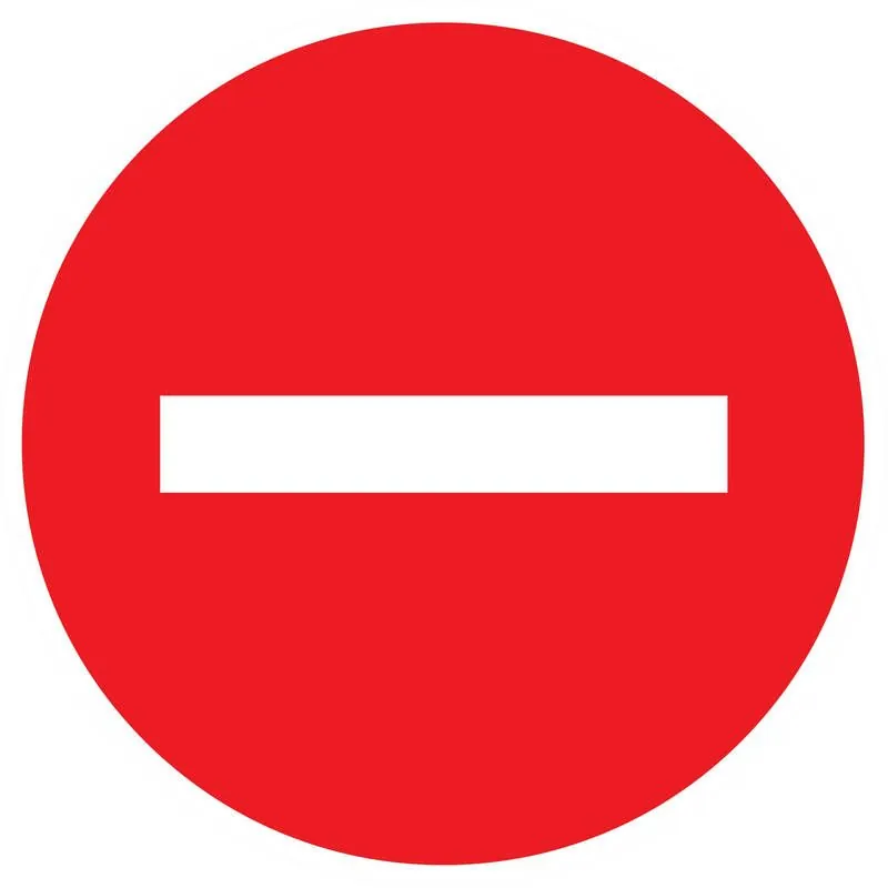Panneau SENS INTERDIT NORMASIGN D.180 Taliaplast 627210