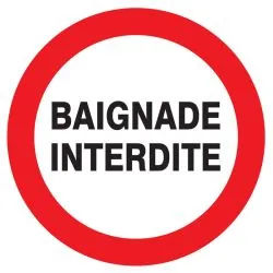 Panneau BAIGNADE INTERDITE NORMASIGN D Taliaplast 624240
