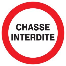 Panneau CHASSE INTERDITE NORMASIGN D.1 Taliaplast 627206
