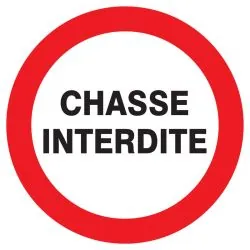 Panneau CHASSE INTERDITE NORMASIGN D.3 Taliaplast 622206