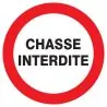 Panneau CHASSE INTERDITE NORMASIGN D.3 Taliaplast 622206