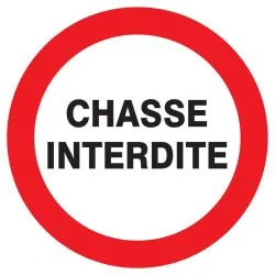 Panneau CHASSE INTERDITE NORMASIGN D.4 Taliaplast 623203