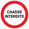 Panneau CHASSE INTERDITE NORMASIGN D.4 Taliaplast 623203