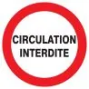 Panneau CIRCULATION INTERDITE NORMASIG Taliaplast 622207