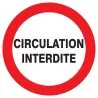 Panneau CIRCULATION INTERDITE NORMASIG Taliaplast 623206