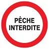 Panneau PECHE INTERDITE NORMASIGN D.18 Taliaplast 627237