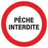 Panneau PECHE INTERDITE NORMASIGN D.30 Taliaplast 622232