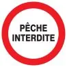 Panneau PECHE INTERDITE NORMASIGN D.42 Taliaplast 623233